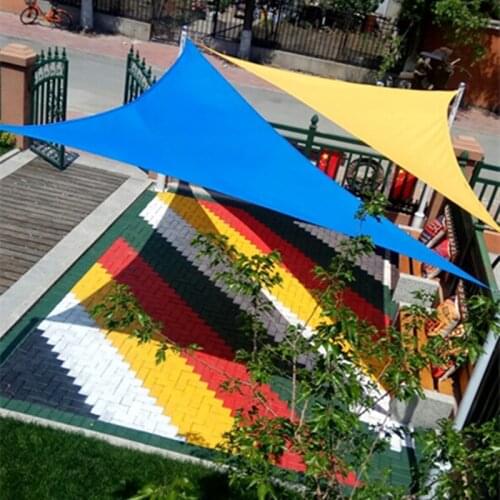 3.6 x 3.6 x 3.6 M/PCS Triangular Waterproof fabric Sun Shade Sail used as carport sun shades garden net awning