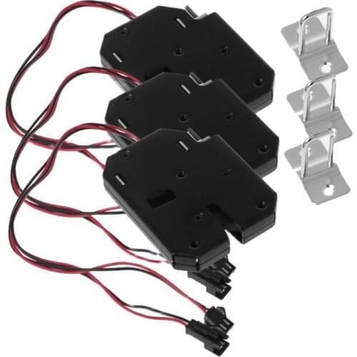 KINJOIN DC-12V Electrical Lock Picks Latch Electromagnetic Lock for Electronic Locker Smart Cabinet Lock