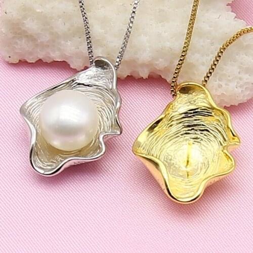 HOT CHEAP Fashion Pearl Pendant Mountings, Pendant Findings, Pendant Settings Jewelry Parts Fittings Jewellery Accessories
