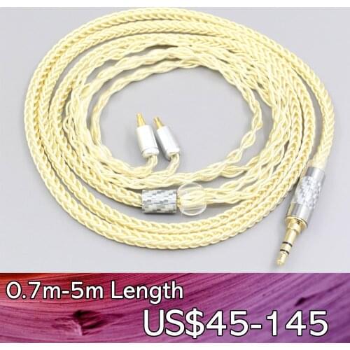LN007638 8 Core Gold Plated + Palladium Silver OCC alloy Cable For Sennheiser IE40 Pro IE40pro Earphone