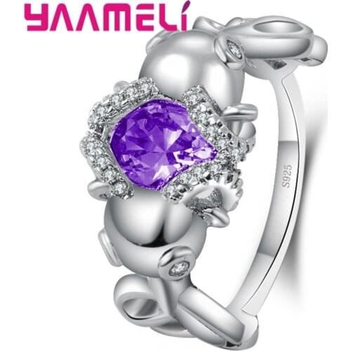 New Arrival Vintage Rings 925 Sterling Silver Jewelry Fine Wedding/Engagement Accessories Women Beloved Style Anel