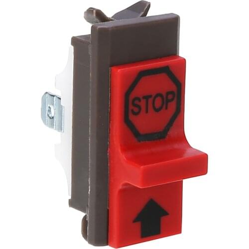 On-Off Stop Switch Waterproof Push Button Switch Plastic Metal for 365 371 372 372XP 336 Chainsaw Replacement
