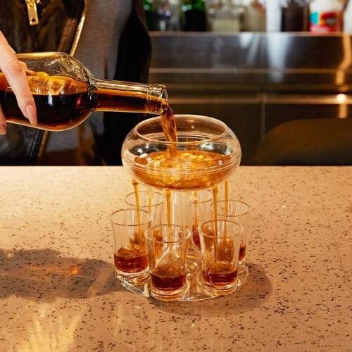 Portable Bar Beer Dispenser Tool For Liquor Dispensing Home Beer Wine Outdoor Party Beverage Drinks Dispenser With 6 Cups