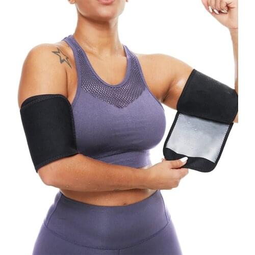 Sweat Arm Bands Trimmer for Women & Men Sauna Arm Slimmer Shaper Compression Sleeves Wraps Lose Fat Burner Workout Belt Unisex