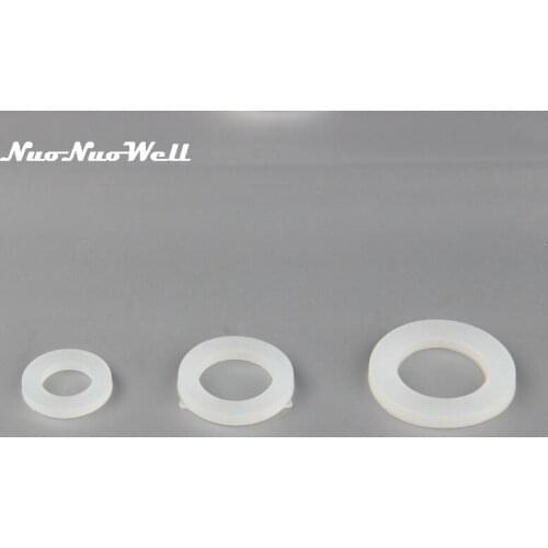 10pcs NuoNuoWell 1/2" 3/4" 1" Rubber Sealing Ring Silica gel Gasket Female thread Connector O Silicone Ring