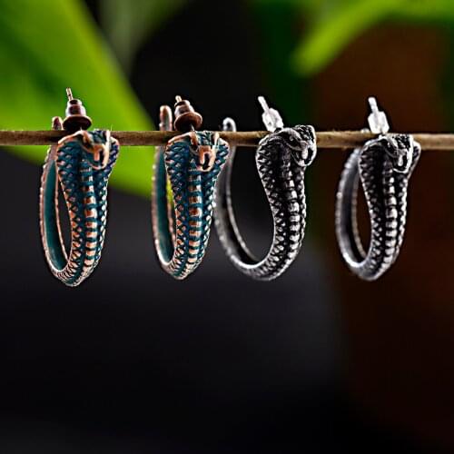 2 Pair Chain Earrings For Women Jewelry Snake/Stud Earring Statement Punk Pendientes Ear Piercing Jewellery Set Fashionable Gift