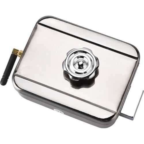 Battery Driven Remote Electric Lock Hidden Door Lock RFID Lock Key DC12V Electronic Lock Gate opener Home Access control