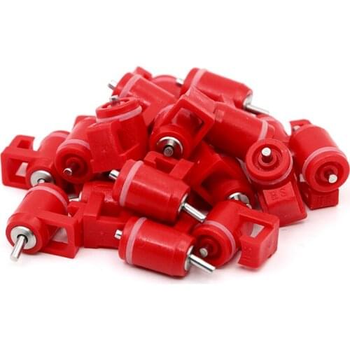 20 Pcs Poultry Bird Quail Waterer Nipple Automatic Drinking Fountains Stainless Steel Nipples Farm Animal Feeding Supplies