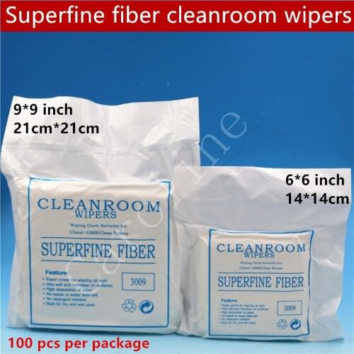 Superfine fiber cleanroom wipers 9*9 inch cleaning Non Dust Cloth for uv printer, dust-free clean cloth for UV machine printhead