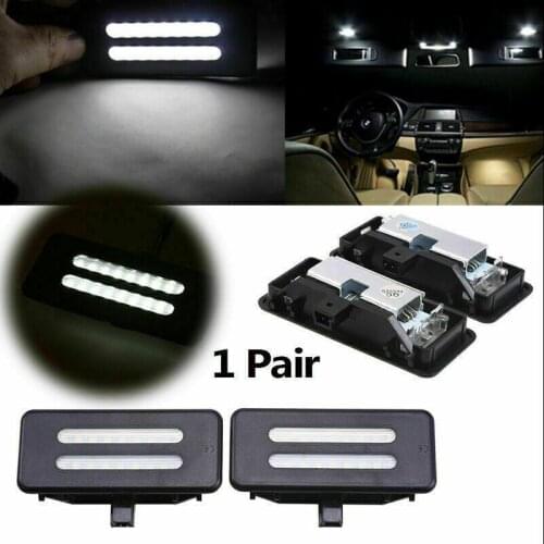 2pcs LED Makeup Mirror Light DHBH-Replacement Xenon LED Vanity Mirror Light Assemblies White Lamp for BMW E90 E60 E70 E84 F25