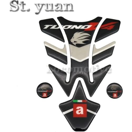 Suitable For Aprilia TUONOV4 Tuonov4 2021 Motorcycle 3D Reflective Fuel Tank Sticker Cover Pad Motorcycle Decorative Decal
