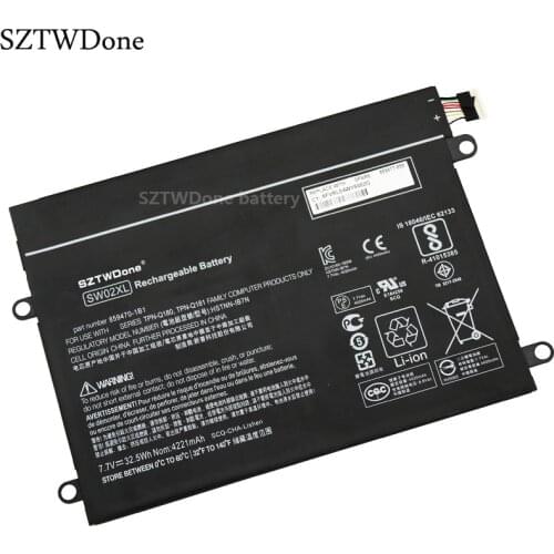 SZTWDone tablet Laptop Battery for HP x2 210 G2 TPN-Q180 TPN-Q181 SW02XL HSTNN-IB7N 859470-1B1 859517-855