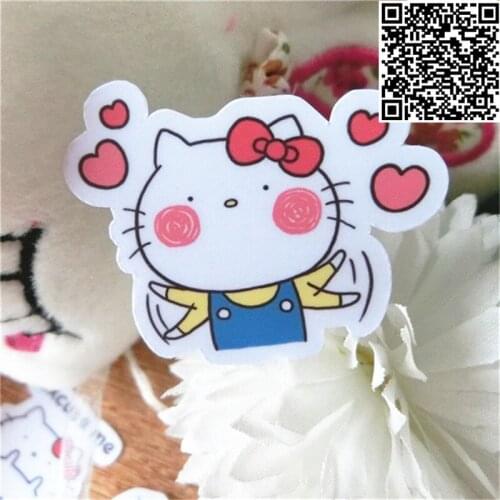 39 PCS/Lot Cute bunny Style Mix Stickers For Kids Skateboard Laptop Luggage Motorcycle Toy JDM Waterproof DIY Sticker