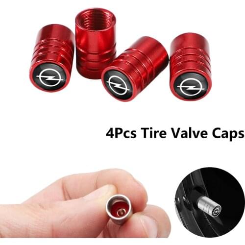 4Pcs Car Styling Metal Car Wheel Tire Valve Stem Caps Cover For Opel Corsa Astra Insignia Vectra Zafira Meriva Mokka Grandland