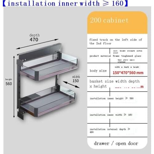 Accessories Cupboard Almacenaje Armario Platos and Storage Pantries Mutfak Cocina Organizer Cuisine Kitchen Cabinet Basket