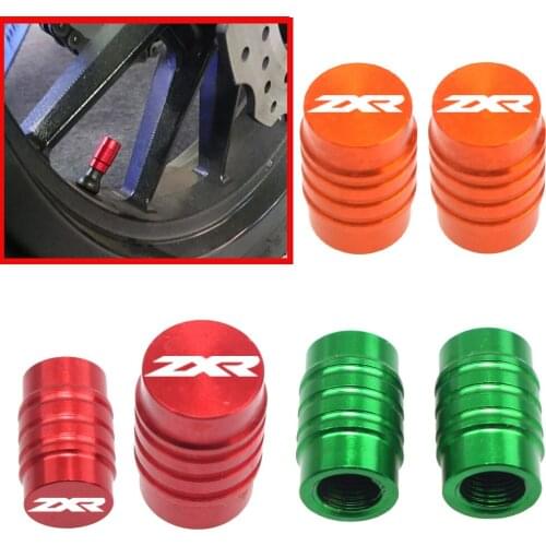 Motorcycle CNC Aluminum Accessorie Wheel Tire Valve Stem Caps CNC Airtight Covers For Kawasaki ZXR400 ZXR750