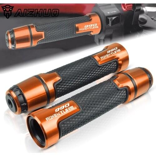 For 990 AdventuRe 990AdventuRe 990 ADV 2009 2010 2011 2012 Motorcycle Handle Grips Racing Grips Handlebar Handles Grips Ends