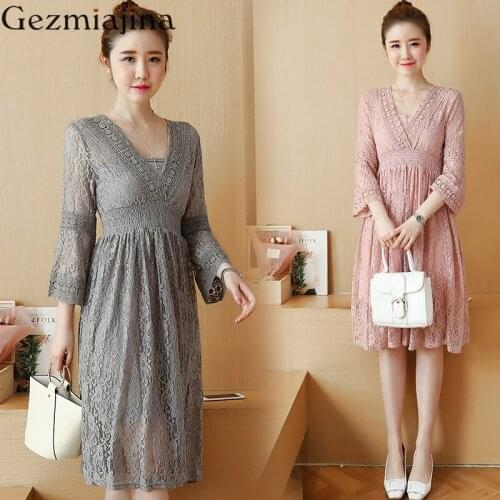 Gezmiajina Lace Maternity Dresses