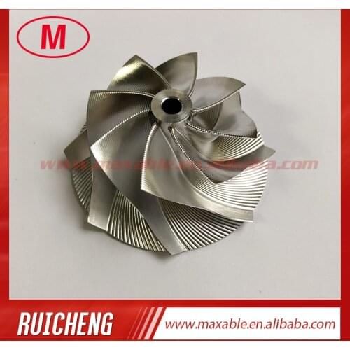 GTX3071 GEN ll 8+0 blades 54.06/71.40mm point milling performance billet/milling compressor wheel for 856801-0006/0005/0004