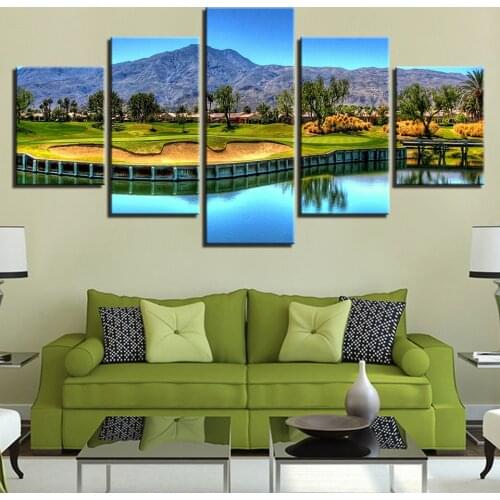 Beautiful Scenery HD Printed 5 Piece Canvas Art Scenery Painting Wall Pictures for Living Room Home Decor Anime Poster Wall Art