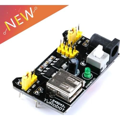 MB102 Breadboard Power Supply Module /MB102 black Breadboard Dedicated Power Module 2-way 3.3V 5V MB-102 Solderless Bread Board