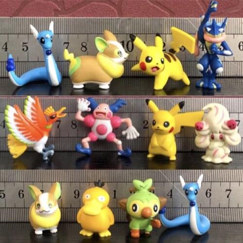 Pokemon Gacha Mini Toy MC Elf Yamper Mr. Mime Alcremie Dragonair Figure Model Toy Favorites