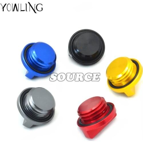 Motorcycle CNC Aluminum Hot Selling Fuel Filling Motor Oil Screw Plug Screw & Nut For Yamaha YZF R3 R25 2014 2015 2016