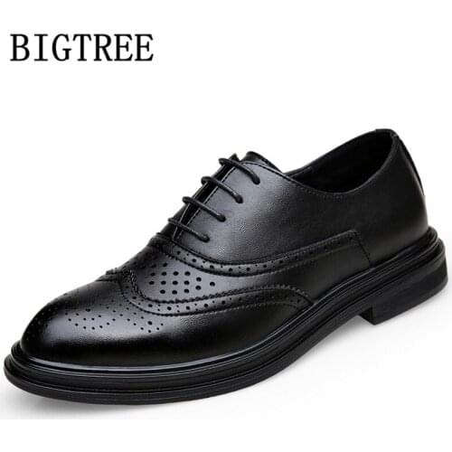 Brogue Shoes Men Classic Oxford Shoes For Men Coiffeur Wedding Shoes Men Office Zapatos De Hombre De Vestir Formal Erkek Ayakkab