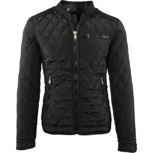 Down 100 grams men quilted jacket black vest waterproof Casual Bomber elegant Korean