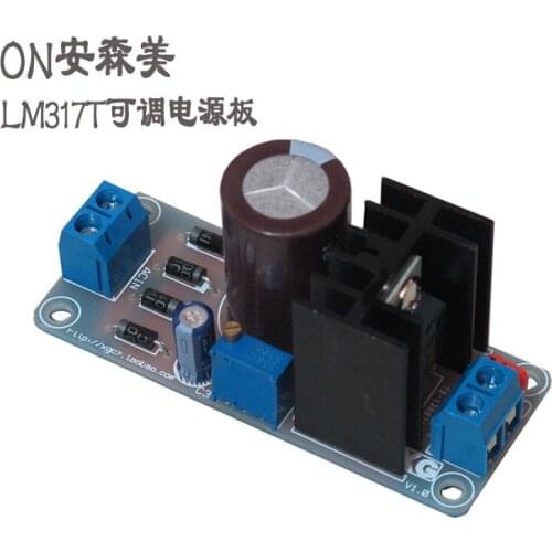ON LM317T linear regulator regulator circuit Power amplifier board 64mm * 26mm