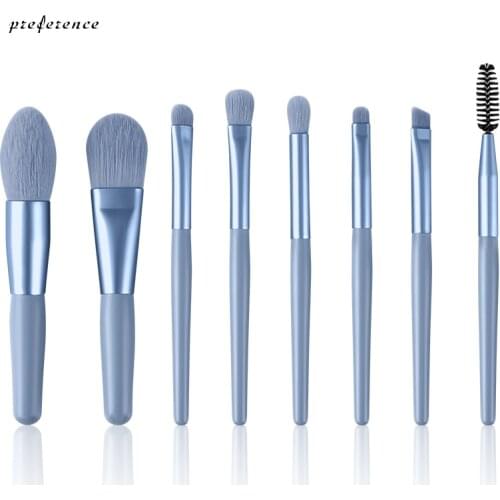 8Pcs Mini Makeup Brushes Set Foundation Eye Shadow Blending Brow Eye Lash Brushes Face Eye Cosmetic Makeup Tools maquillaje