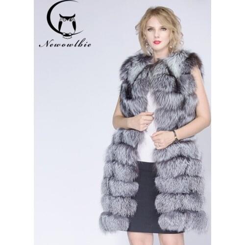 Newowlbie Black Fur Coats