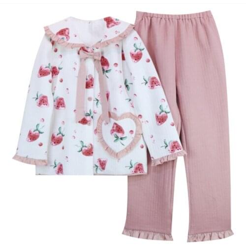 New air cotton maternity pajamas sandwich quilted postpartum confinement clothing autumn and winter suit