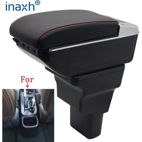 For Hyundai I10 Armrest Interior Parts special Retrofit parts Car Armrest box Center Storage box with USB LED light