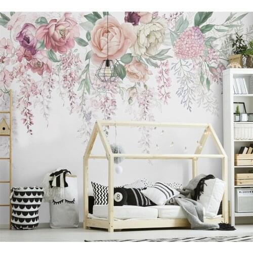 Beibehang Custom large 3D fresco wallpaper stereo flower relief photo wallpaper 3D living room bedroom wallpaper for walls 3 d