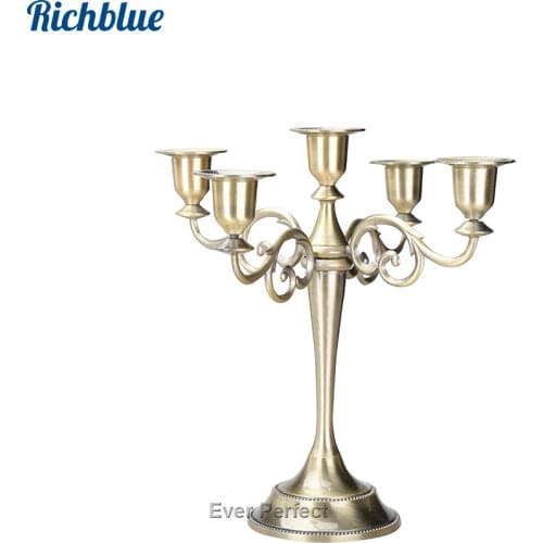 Richblue Decorative Silver Candlesticks