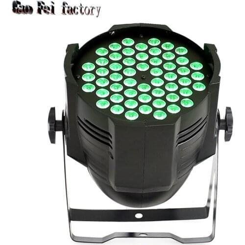 Led Par Lights 54X3W Disco Dj Lights RGB 3In1 Lyre Wash Strobe Flexible Dmx Control For Dance Floor Night Club