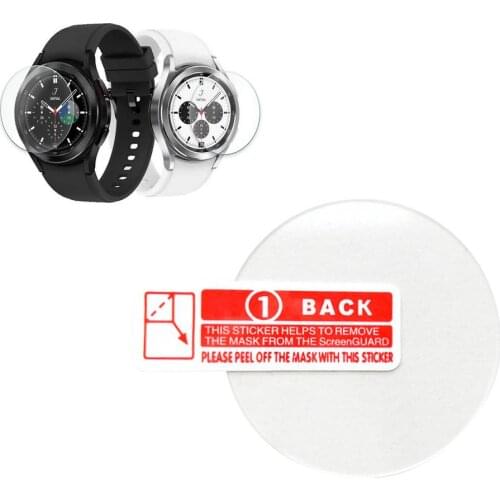 Tempered Glass Screen Protector For Samsung Galaxy Watch 4 SmartWatch 42mm 46mm Explosion-proof Anti-Scratch Transparent Film