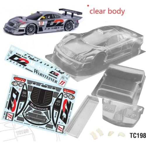 1/10 RC Car Benz CLK 190mm Clear Body For HPI Kyosho Tamiya Redcat FS lOSI HSP Racing