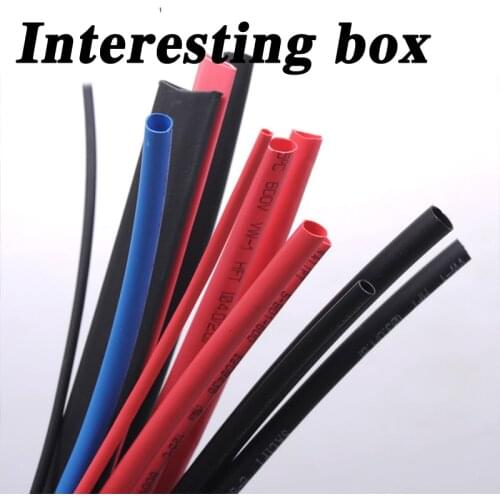 1-8mm heat shrinkable sleeve low temperature shrinkable tube 5m long multi specification insulation shrinkable sleeve