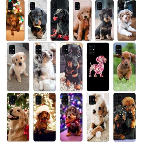 108FG Dachshund Teckel Dackel Dog Soft Silicone Tpu Cover Case for Samsung Galaxy A20 A20E A20S A40 A31 A41 A51 A71 case