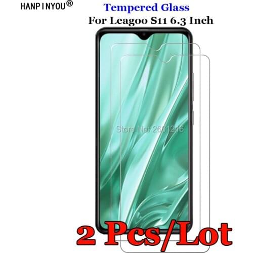 2 Pcs/Lot For Leagoo S11 6.3" Tempered Glass 9H 2.5D Premium Screen Protector Film