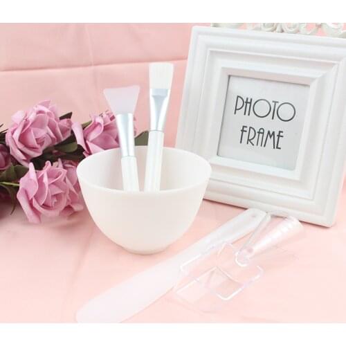 5pcs DIY Beauty Silicone Mask Bowl Set Facial Skin Care Mask Mixing Brushes Stick Spoon Applicator Tools Women Beauty Supplies