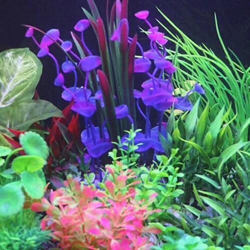 Fish Tank Aquarium Decor Green Artificial Plastic Underwater Grass Plant Aquarium Accessories Landscaping Aquarium Fish Tank