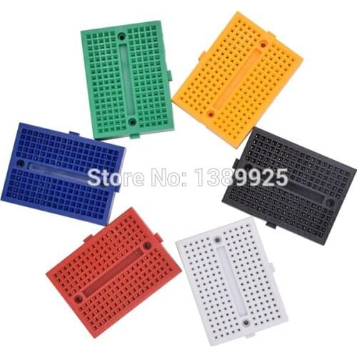 Free Shipping wholesale 20pcs SYB-170 Mini Solderless Prototype Experiment Test Breadboard 170 Tie-points 35*47*8.5mm