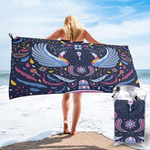 Quick Drying Pocket Towel Cinco De Mayo Mexican Portable Water Absorbent Towel No Pilling Sports Bath Towel