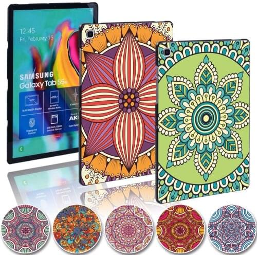 Tablet Cover Case for Samsung Galaxy Tab S4 Tab S5e Tab S6 10.5 Inch/Tab S7 11 Inch - Mandala Series Slim Hard Shell Back Case
