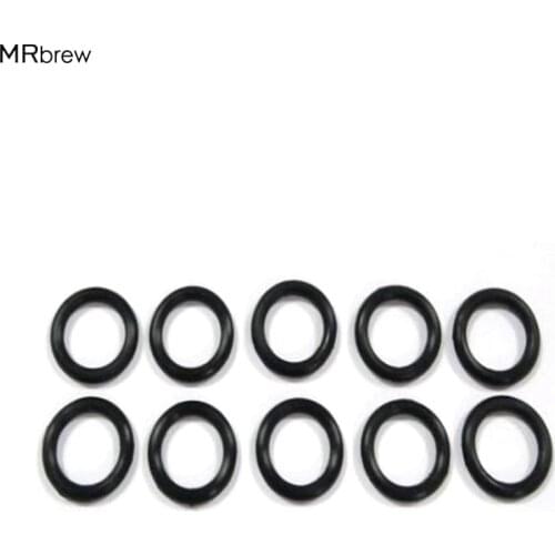 10pcs Black Silicone Gasket, Food Grade replacement silicone O Ring for Stainless Carbonation Cap / ball lock pos