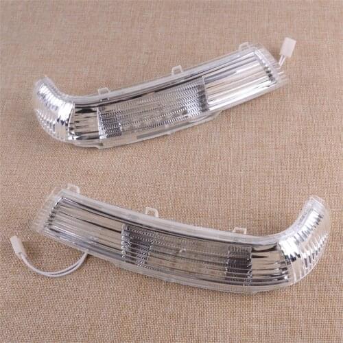 DWCX Car Rearview Mirror LED Turn Signal Indicator Light Lamp 7L6949101 7L6949102 Fit For VW Touareg 2003 2004 2005 2006 2007