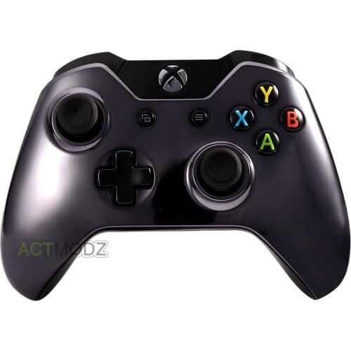 Custom Chrome Gun Faceplate Top Front Shell Cover Parts For Xbox One Controller